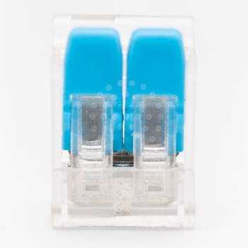 Szybkozłączka 2x0,2-4mm2 transparentna